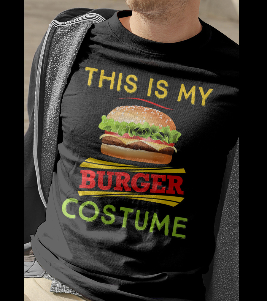 This Is My Burger Costume Halloween T-Shirt