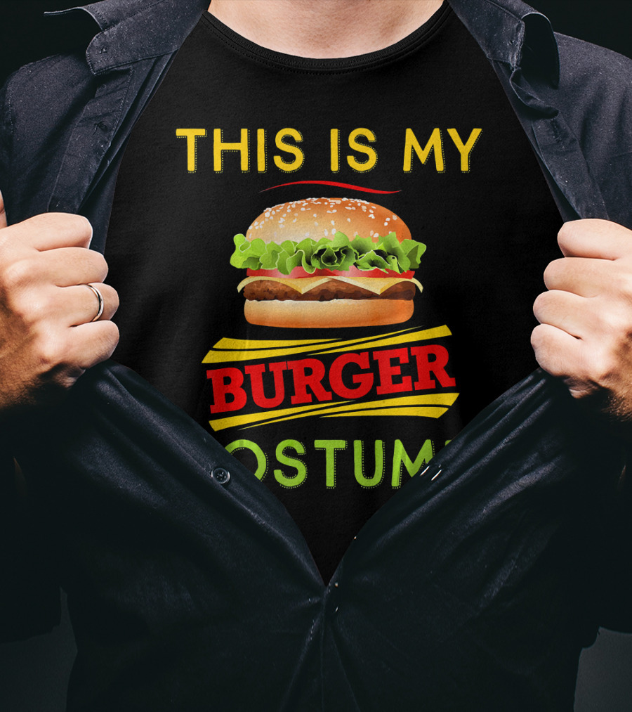 This Is My Burger Costume Halloween T-Shirt