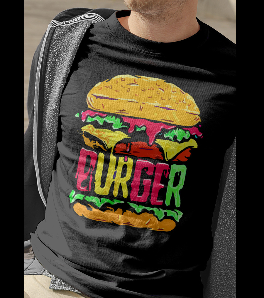 Burger Layers Giant Hamburger T-Shirt