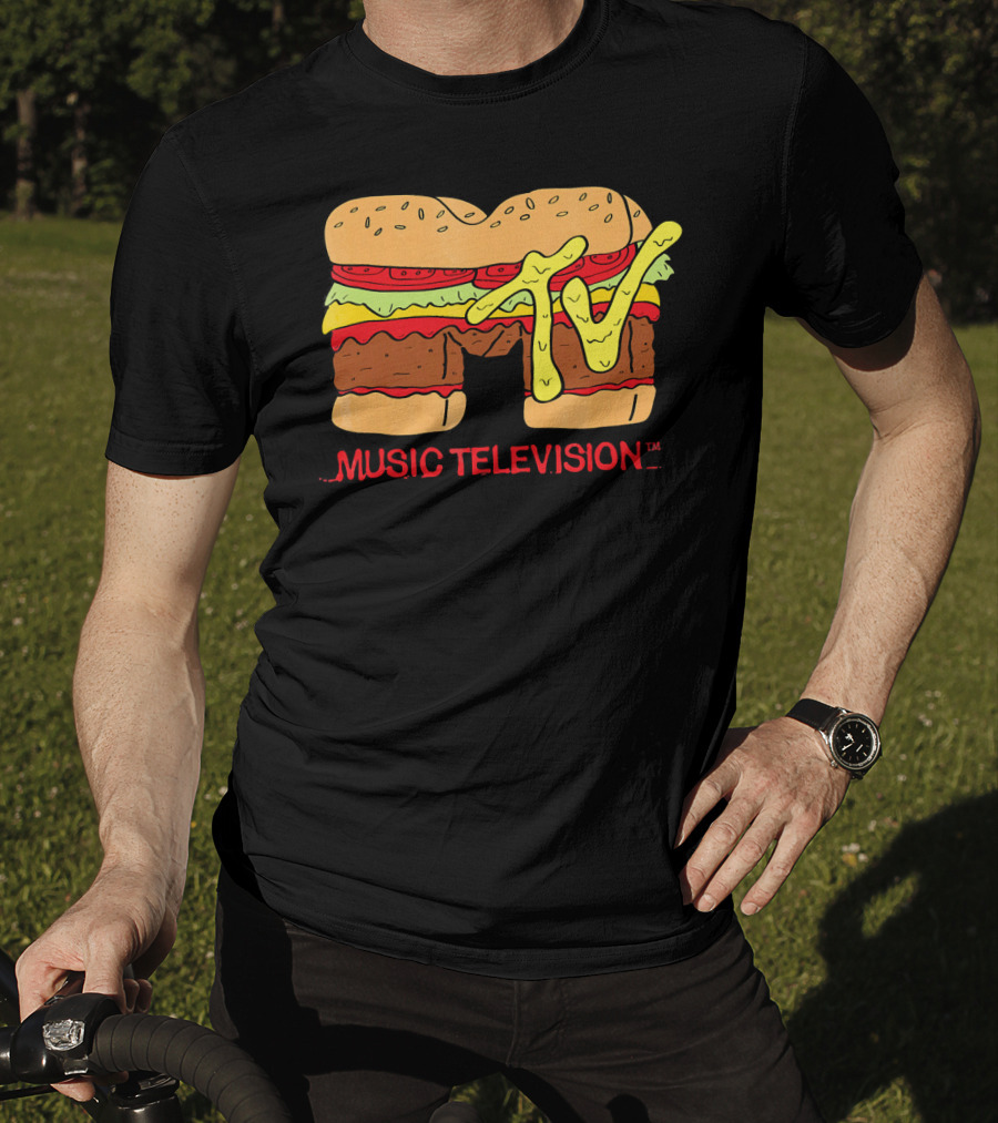 MTV Music Television Hamburger T-Shirt