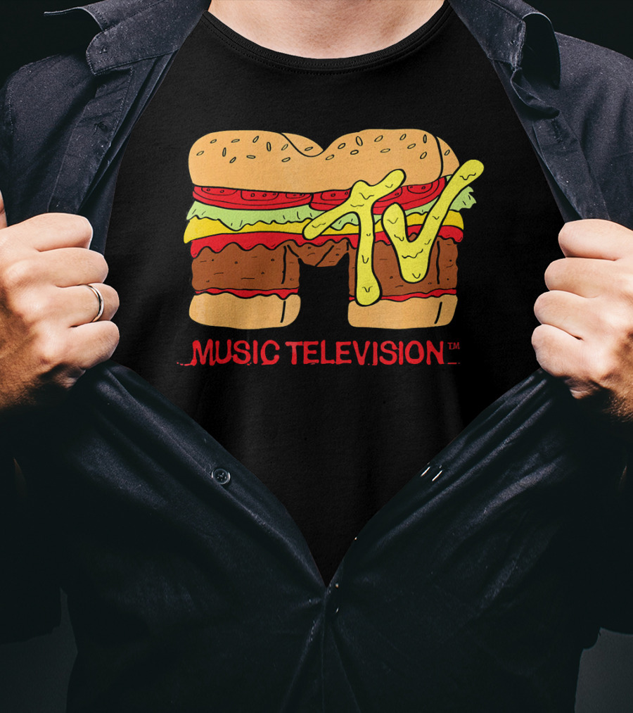 MTV Music Television Hamburger T-Shirt