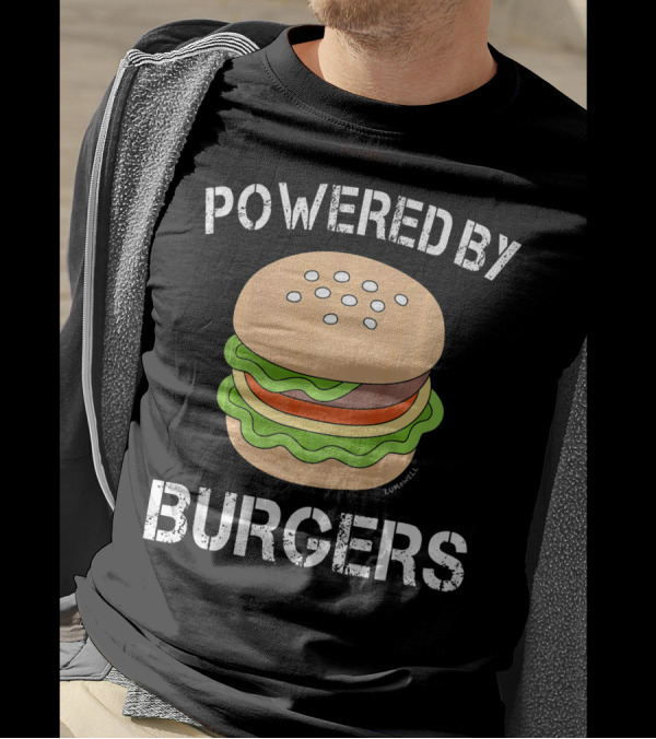 Powered By Burgers Burger Powered By Burger T-Shirt