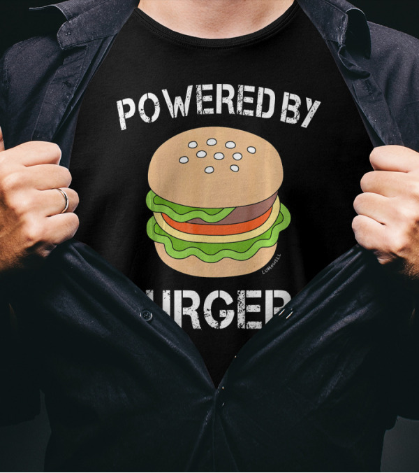 Powered By Burgers Burger Powered By Burger T-Shirt