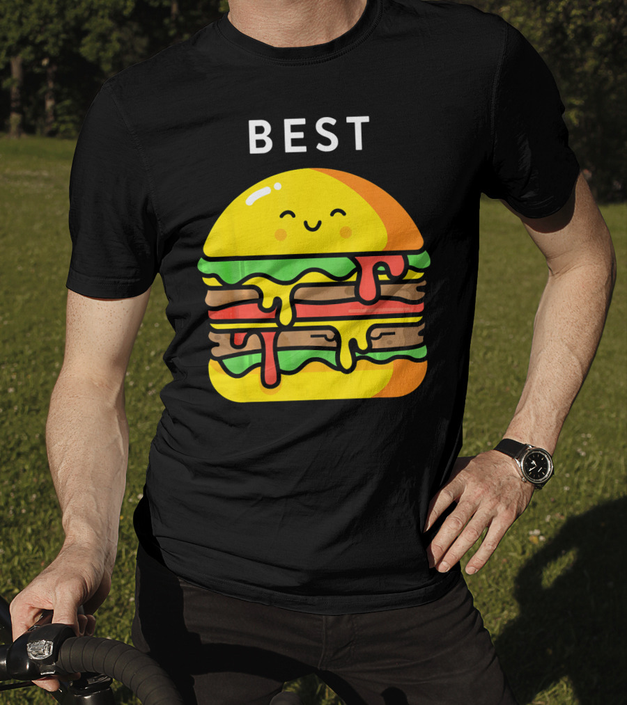 Best Burger Fries Best Friend Matching T-Shirt