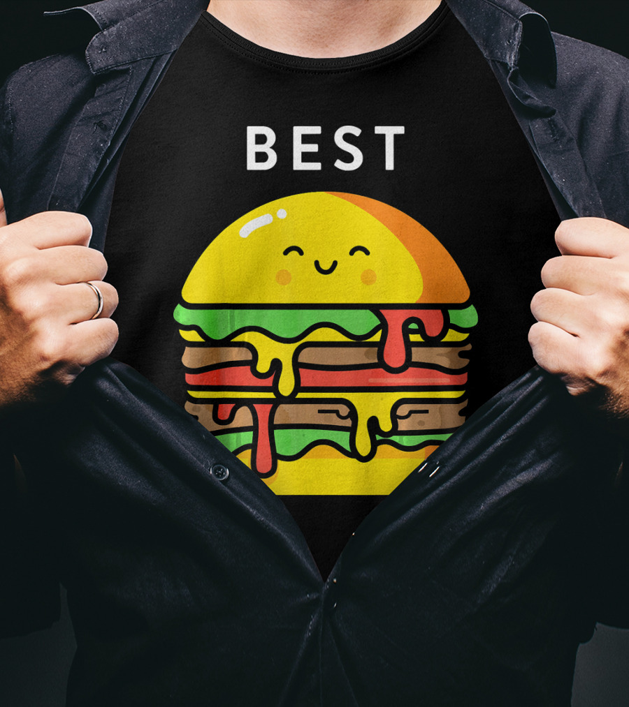 Best Burger Fries Best Friend Matching T-Shirt