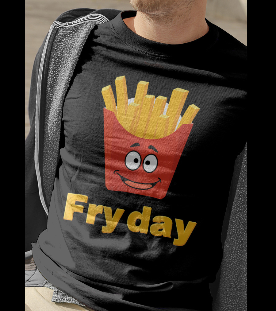 Fry Day Funny Fries Fry Day Burger Frid T-Shirt