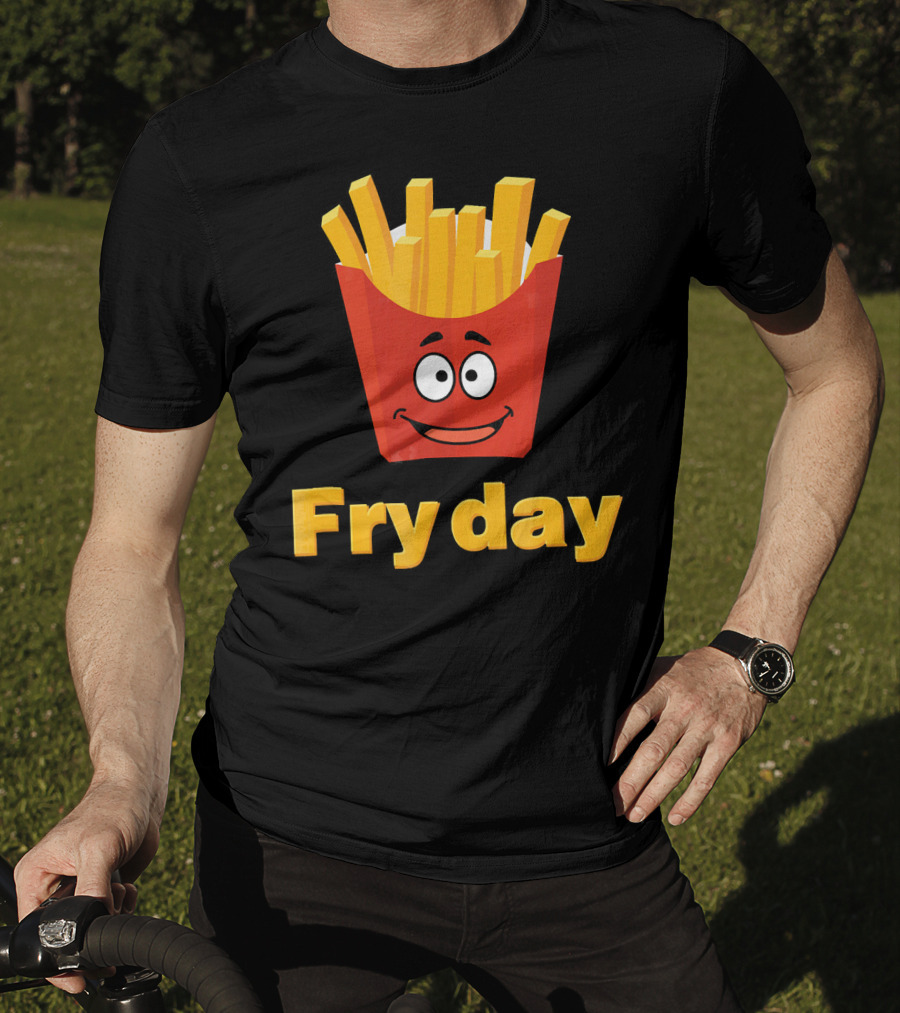 Fry Day Funny Fries Fry Day Burger Frid T-Shirt