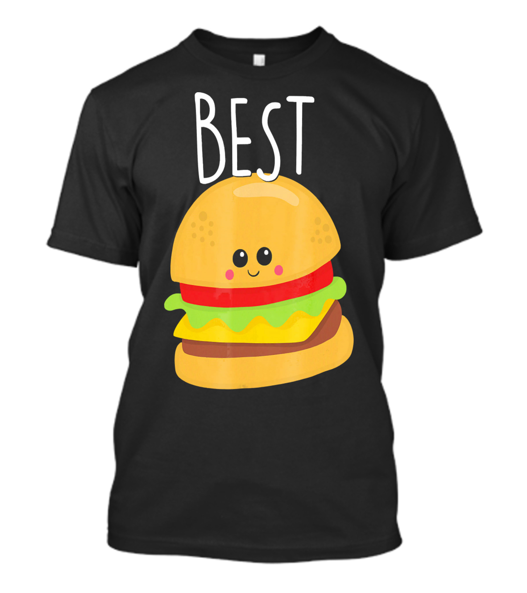 Bestie Cute Food BFF Best Friend Burger T-Shirt