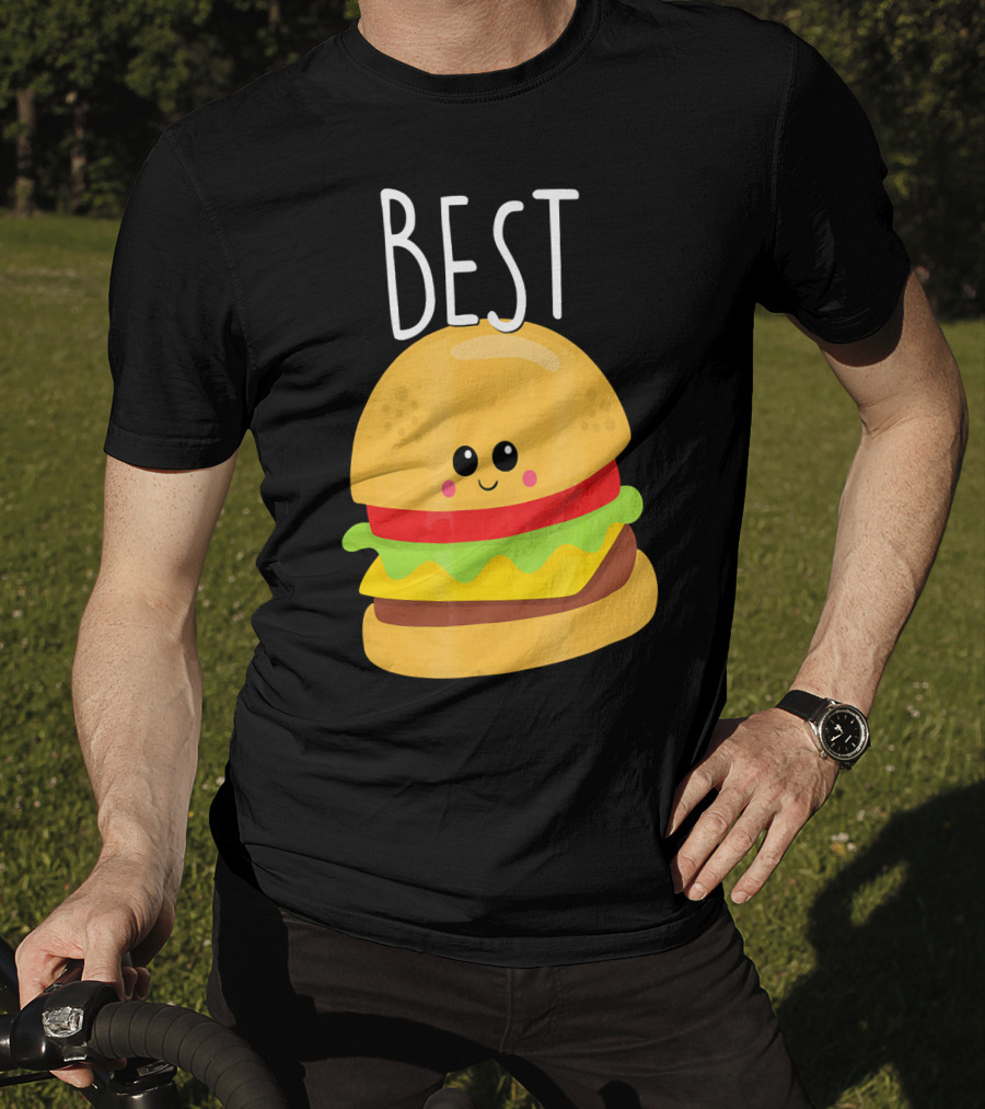 Bestie Cute Food BFF Best Friend Burger T-Shirt