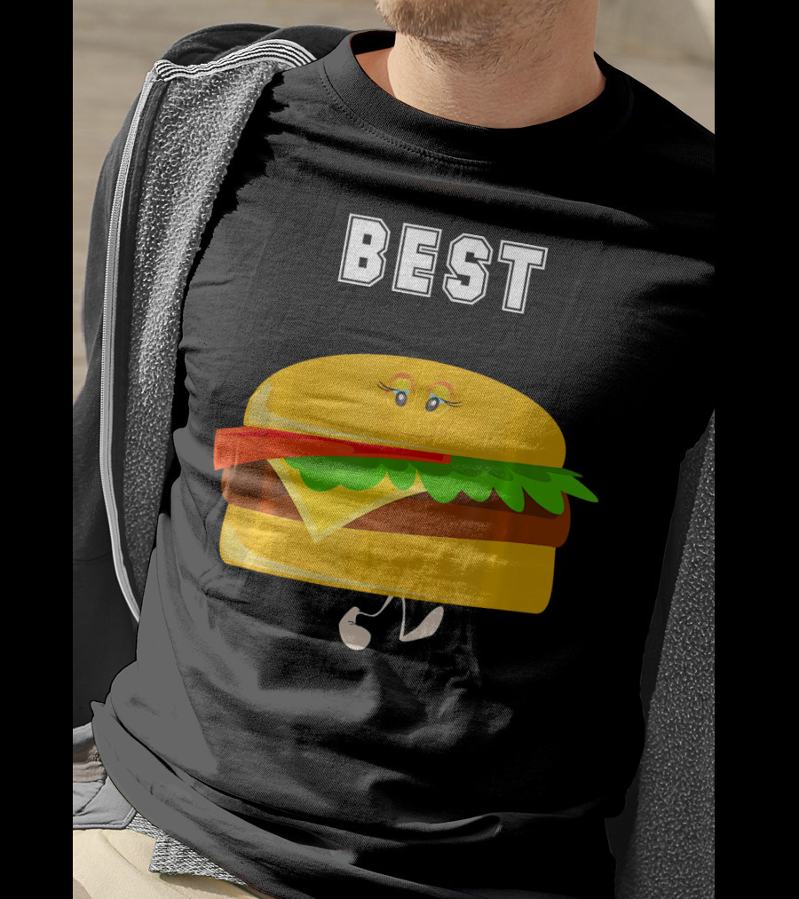 BEST Friends Matching Burger BFF T-Shirt