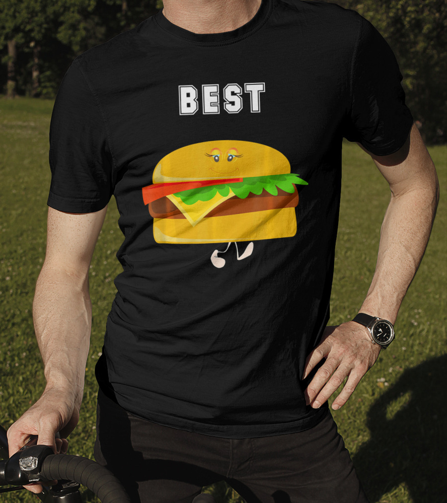 BEST Friends Matching Burger BFF T-Shirt