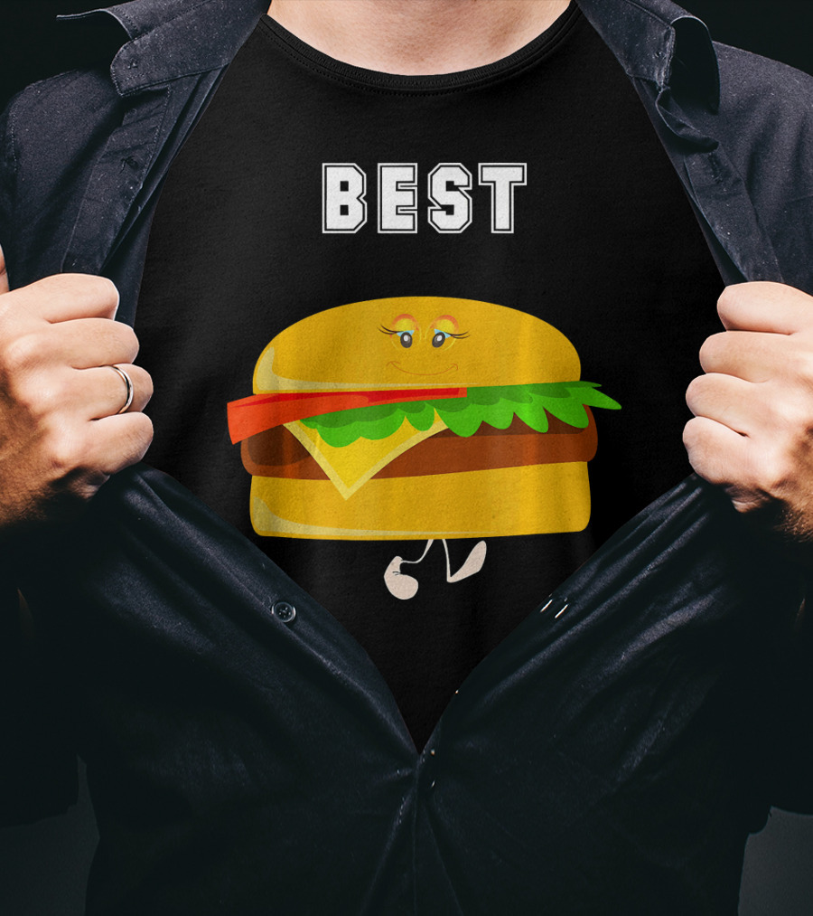 BEST Friends Matching Burger BFF T-Shirt
