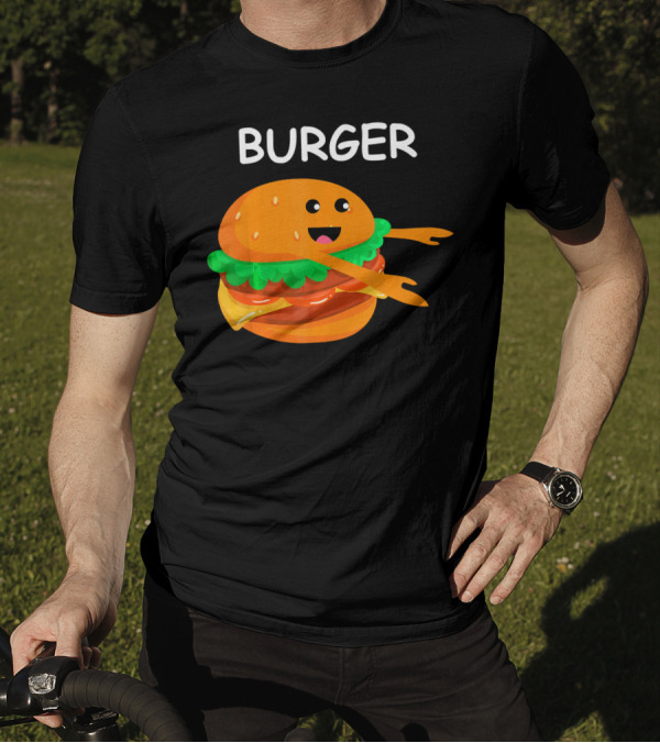 Funny BURGER BFF Best Friends Matching T-Shirt
