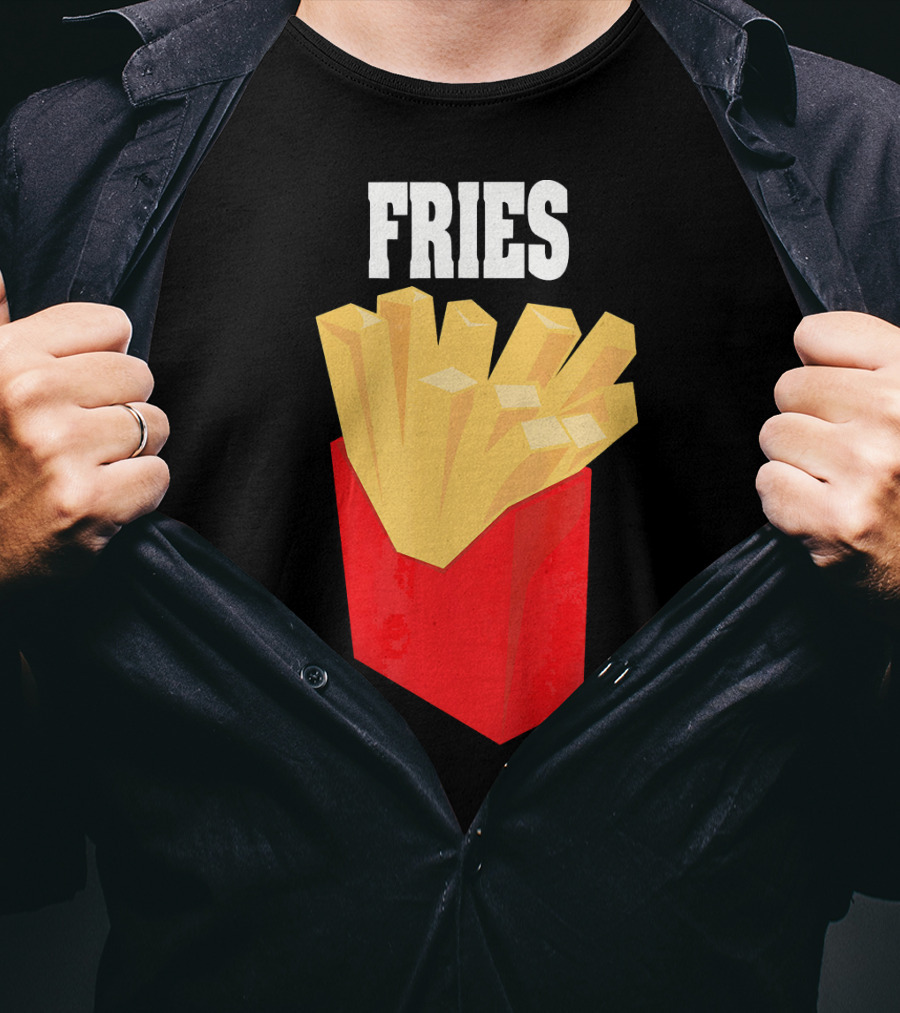 FRIES French Fries Box T-Shirt