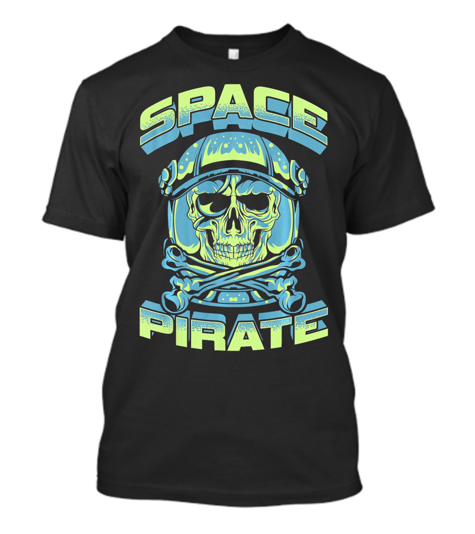 Space Pirate Astronaut Skull T-Shirt