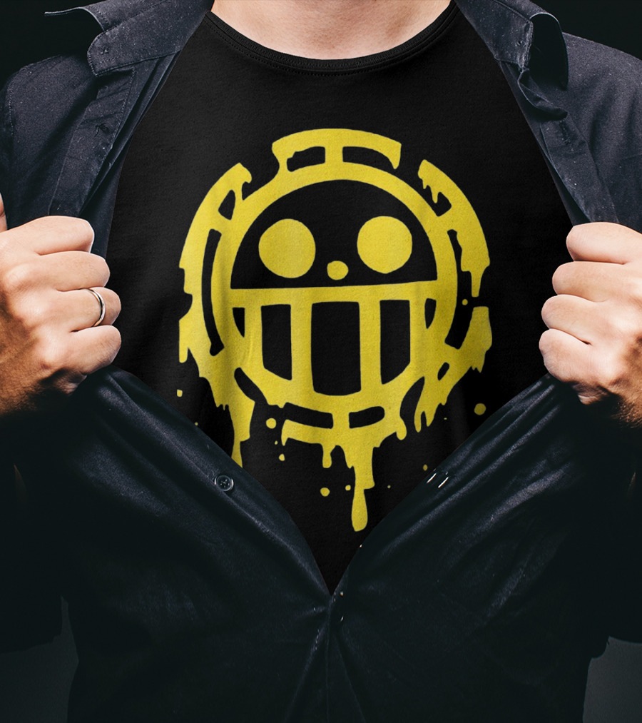 Heart Pirates Trafalgar D. Law Jolly Roger One Piece Crew T-Shirt