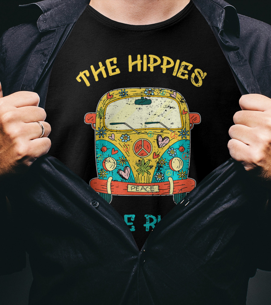 The Hippies Were Right Peace Van Vibrant Love T-Shirt