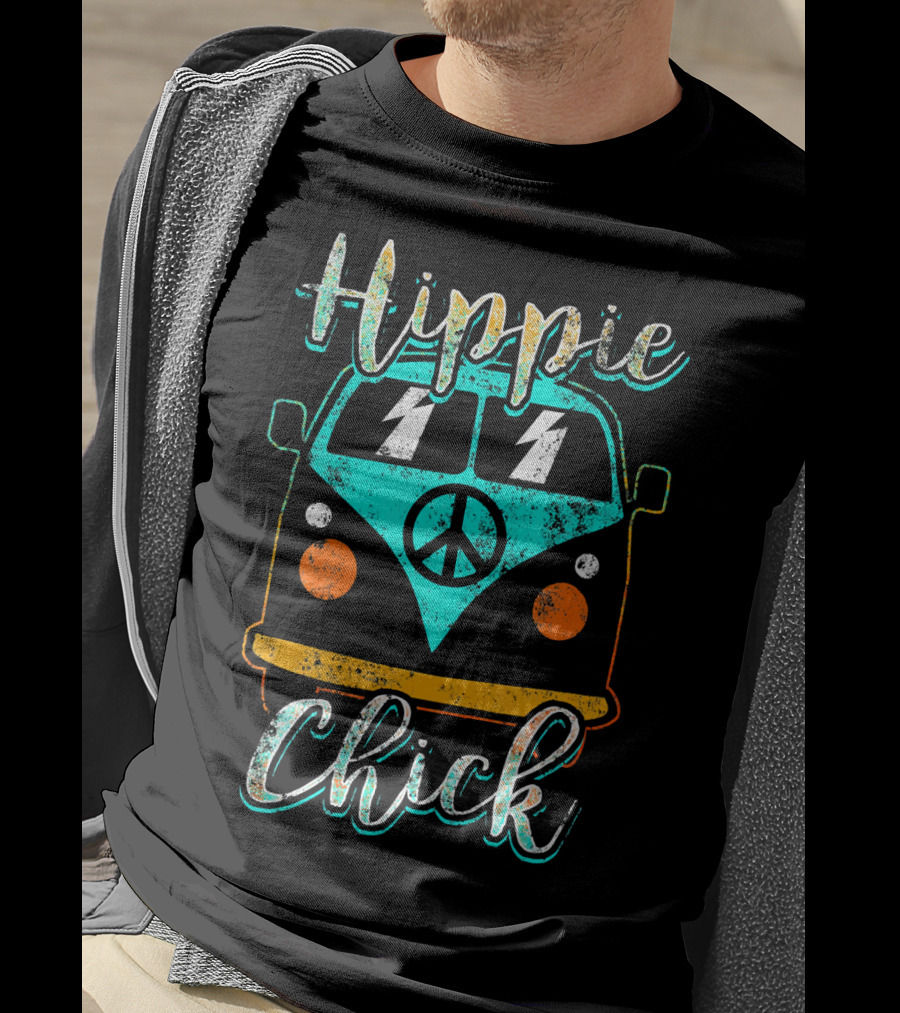 Hippie Chick Boho Gypsy Van Peace T-Shirt
