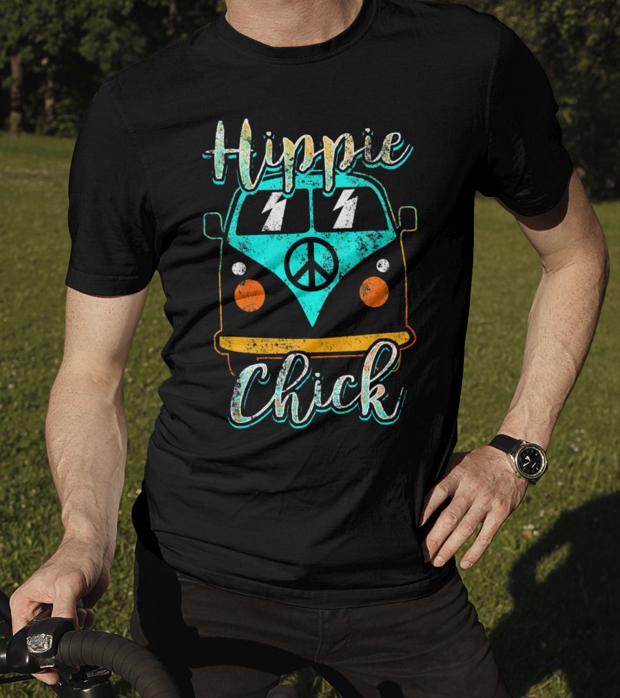 Hippie Chick Boho Gypsy Van Peace T-Shirt