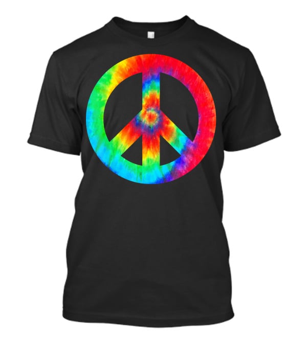 Cool Tie Dye Peace Sign T-Shirt