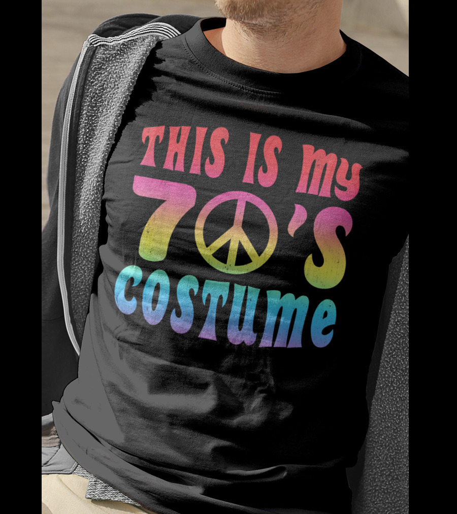 This Is My 70's Peace Sign Costume T-Shirt