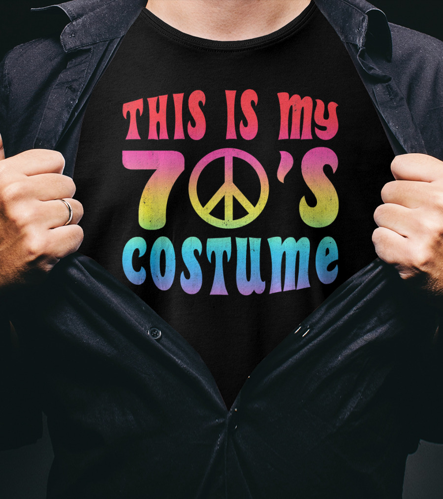 This Is My 70's Peace Sign Costume T-Shirt