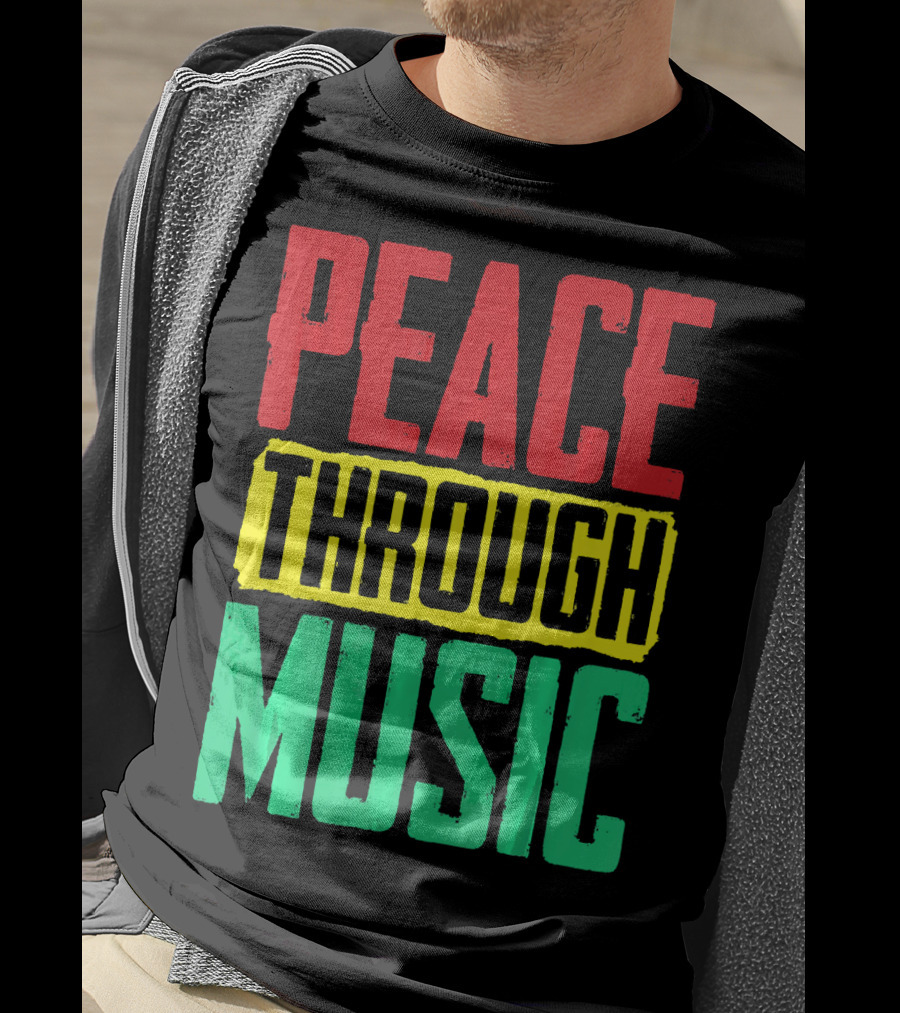 Peace Through Music Reggae Concert T-Shirt