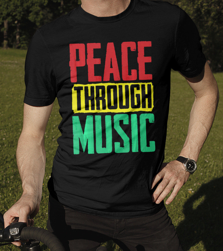 Peace Through Music Reggae Concert T-Shirt