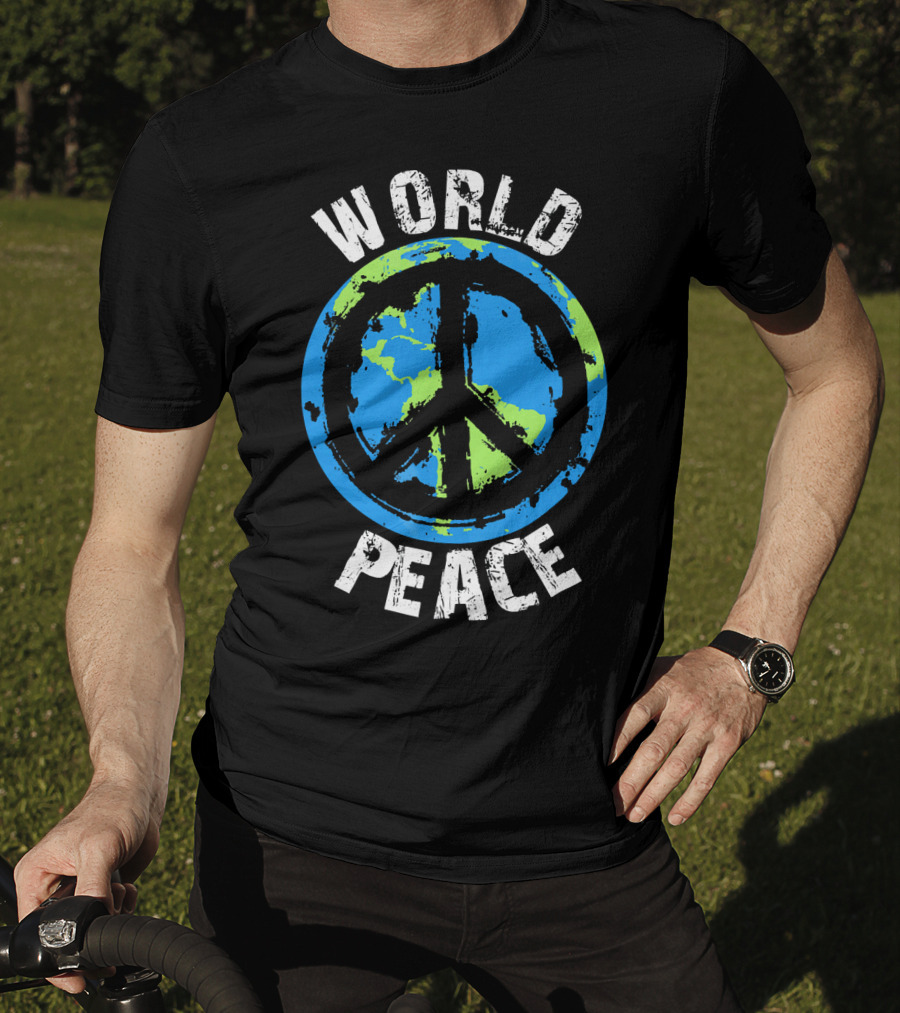 World Peace Global Peace Earth T-Shirt