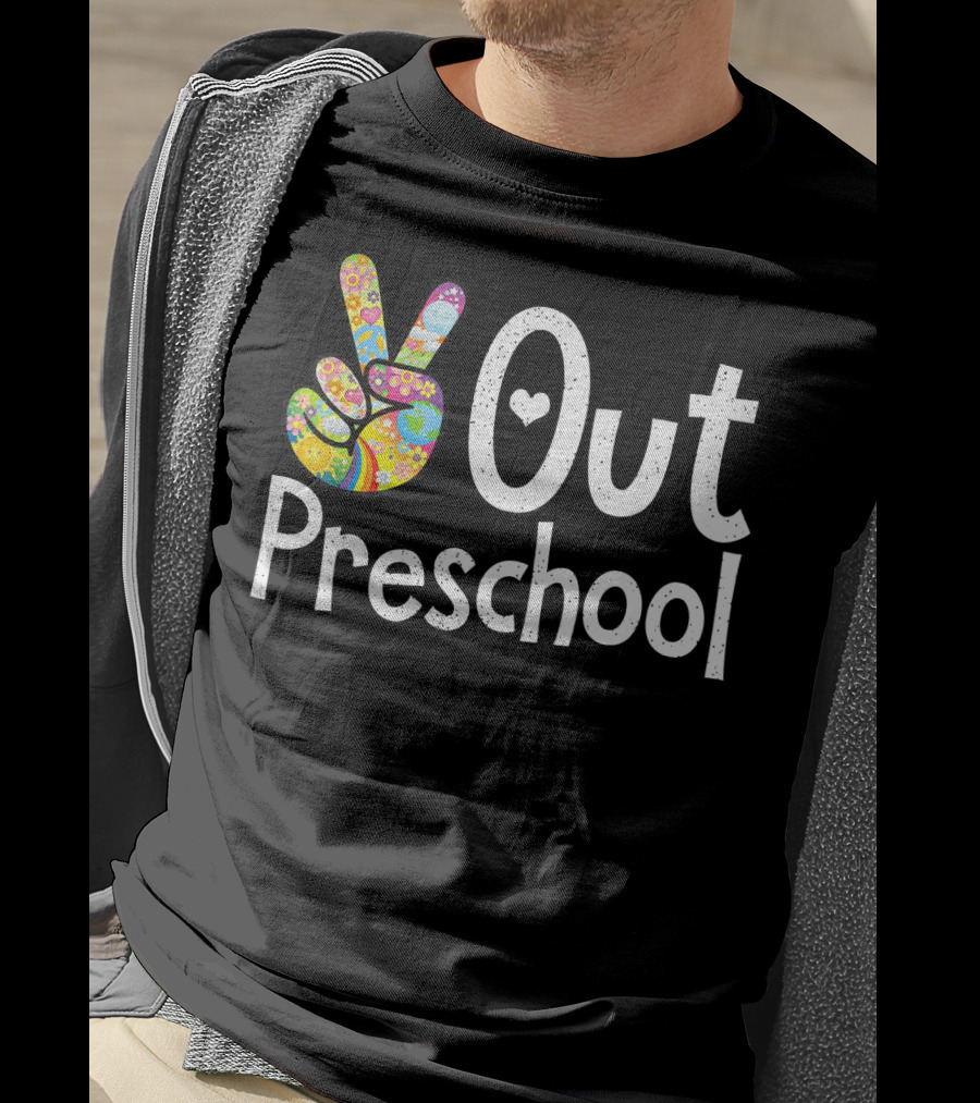 Peace Out Preschool Graduation T-Shirt