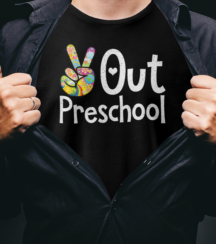 Peace Out Preschool Graduation T-Shirt