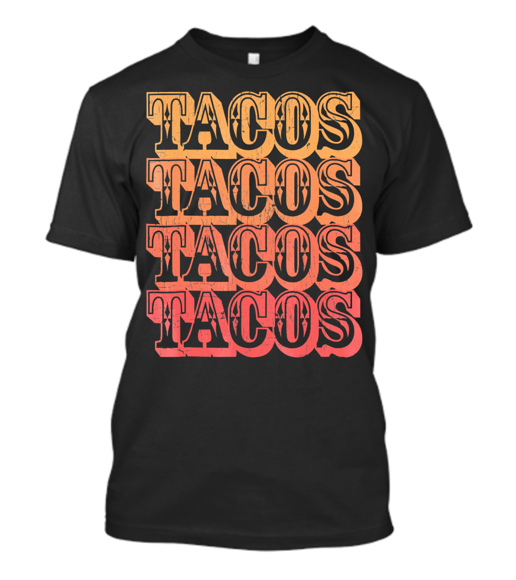 Tacos Retro Taco Vintage Taco T-Shirt