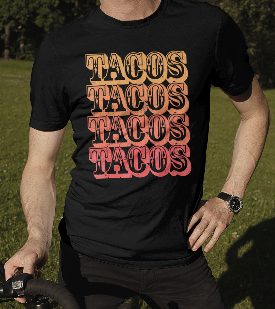 Tacos Retro Taco Vintage Taco T-Shirt