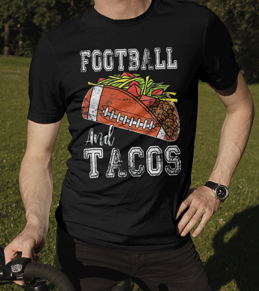 Football And Tacos Funny Taco T-Shirt