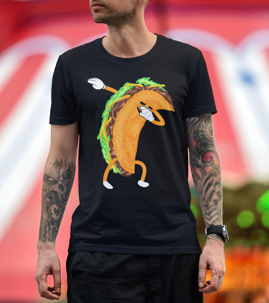 Dabbing Taco Cute Taco Cinco De Mayo Fun T-Shirt