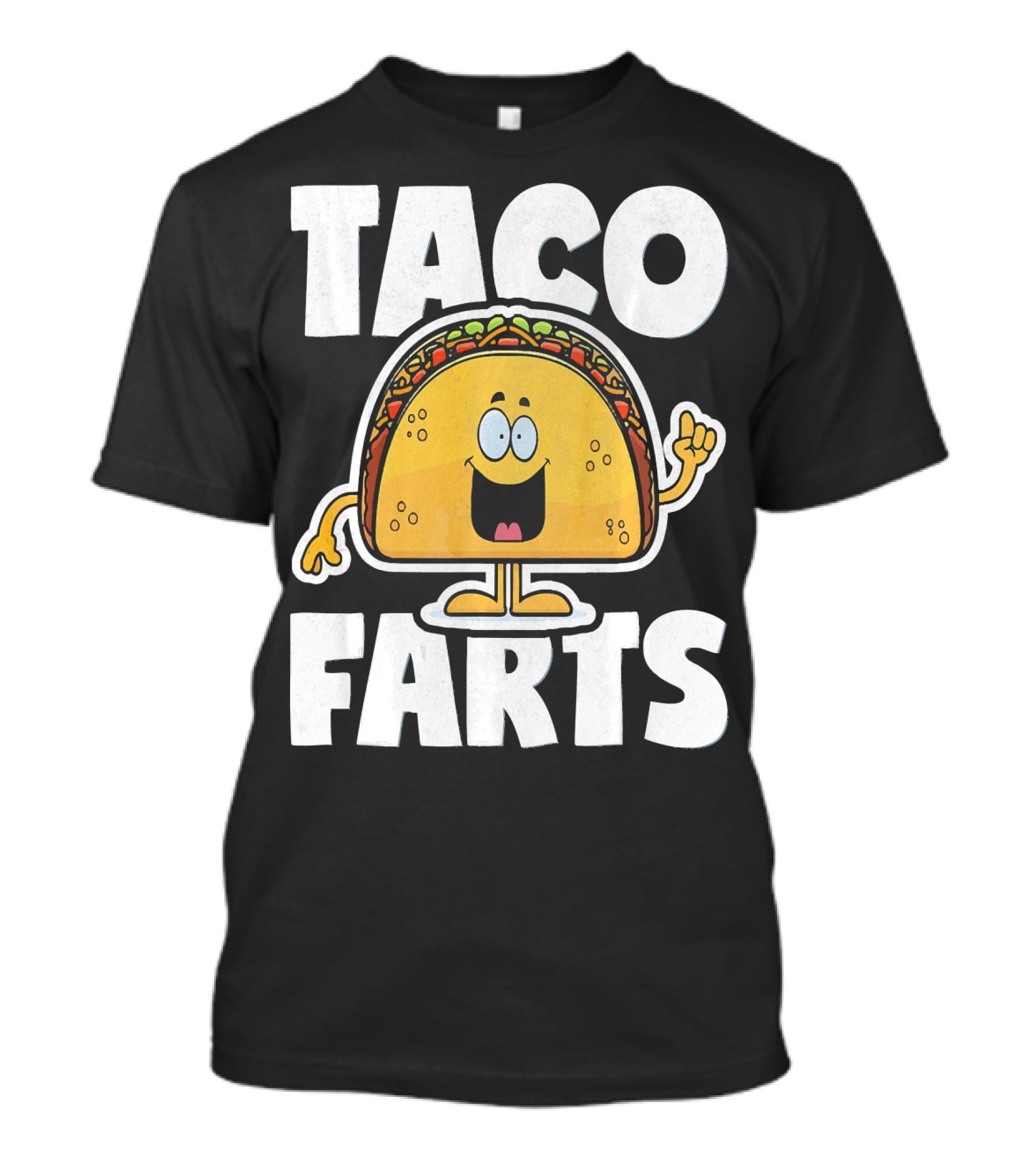Taco Farts Funny Vintage Mexican Food T-Shirt