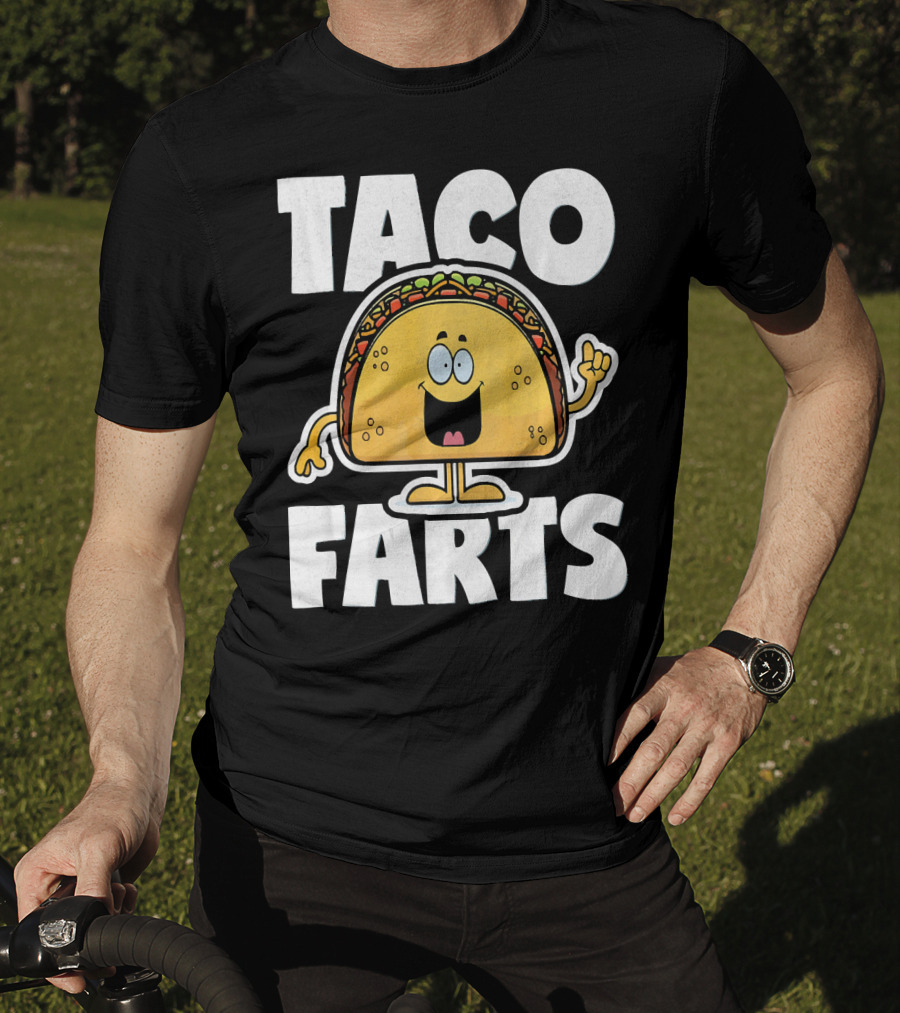 Taco Farts Funny Vintage Mexican Food T-Shirt