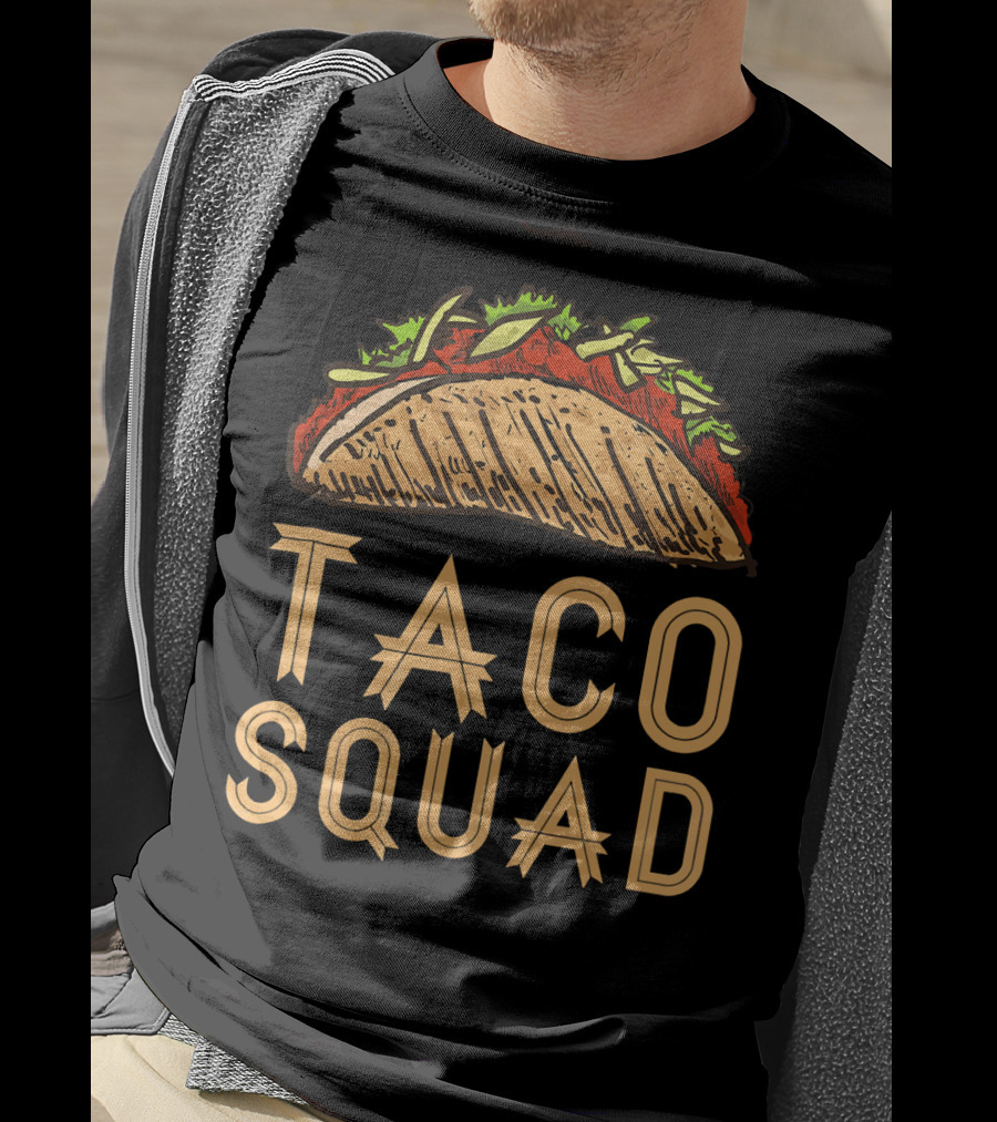 Taco Squad Viva Mexico Funny Taco T-Shirt