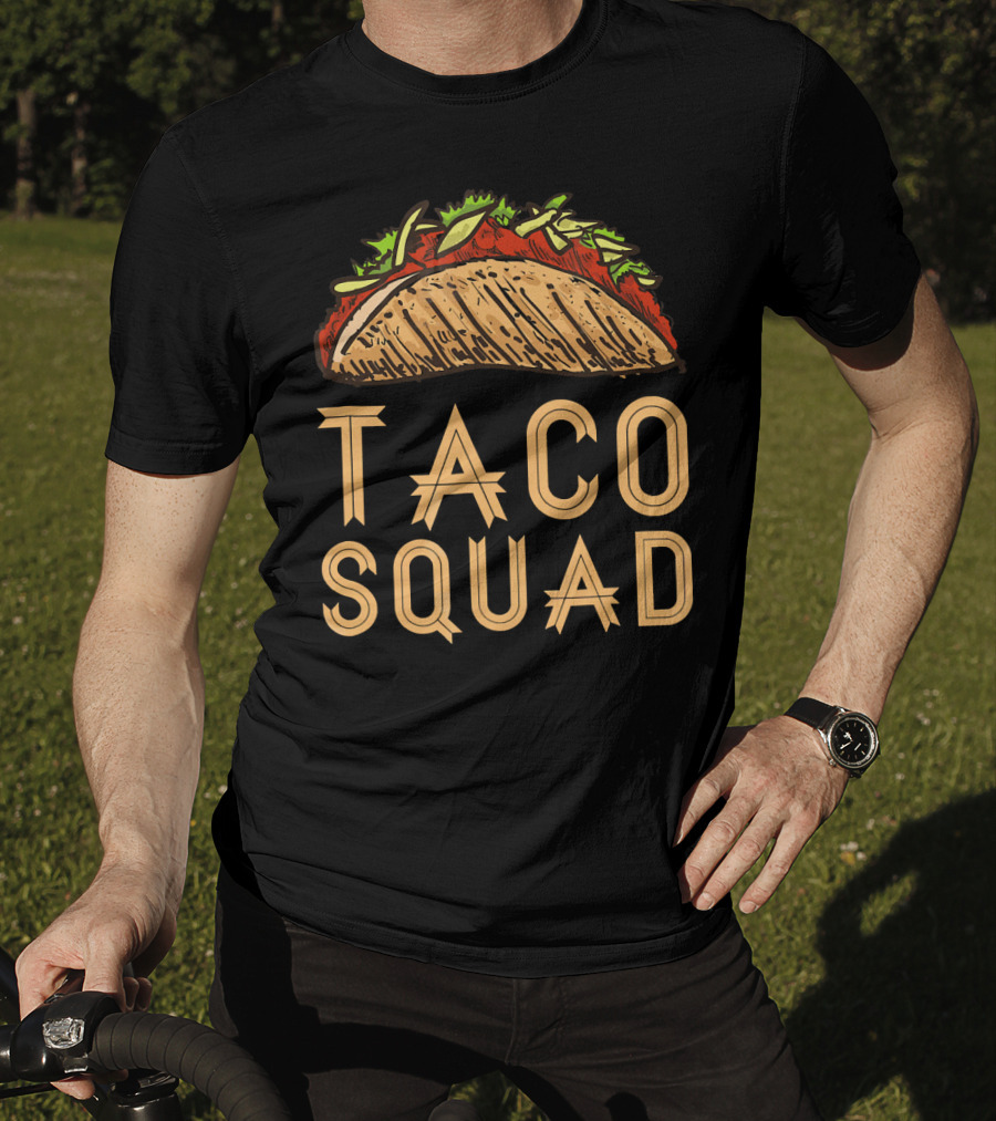 Taco Squad Viva Mexico Funny Taco T-Shirt