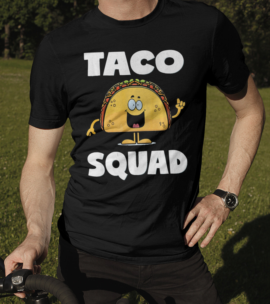 Taco Squad Vintage Funny Tacos Party T-Shirt