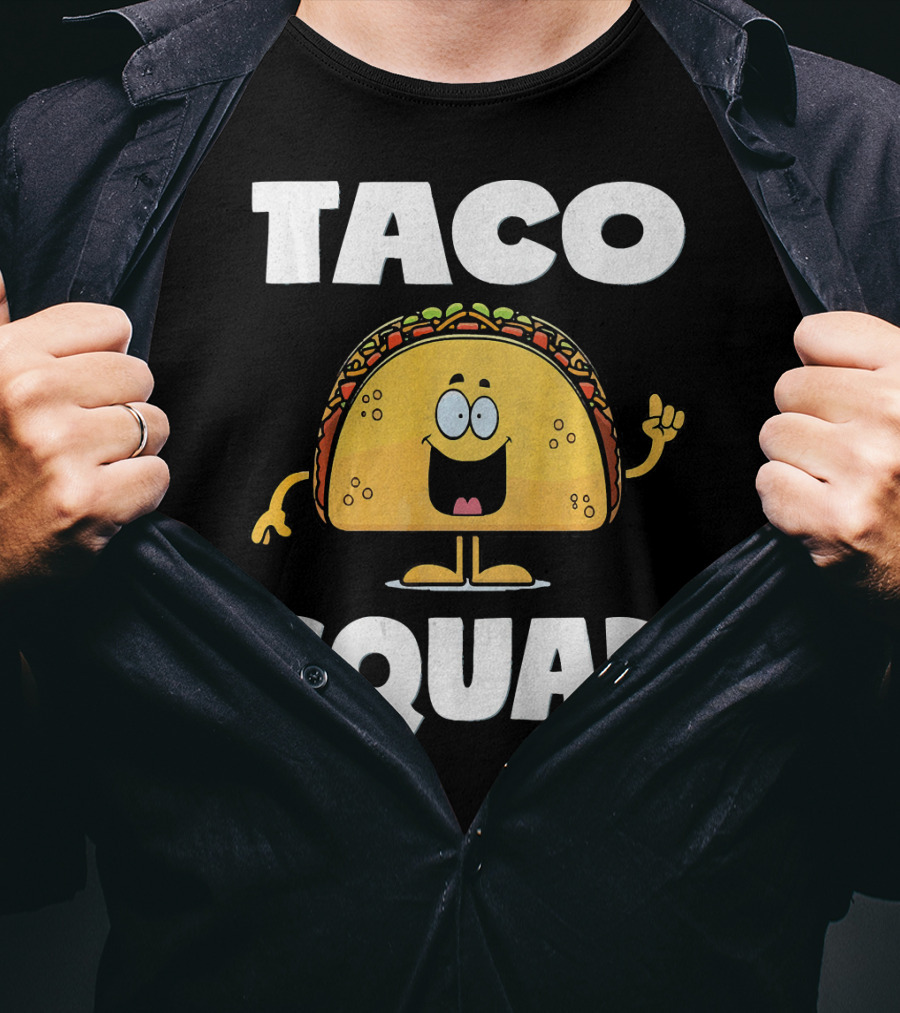 Taco Squad Vintage Funny Tacos Party T-Shirt