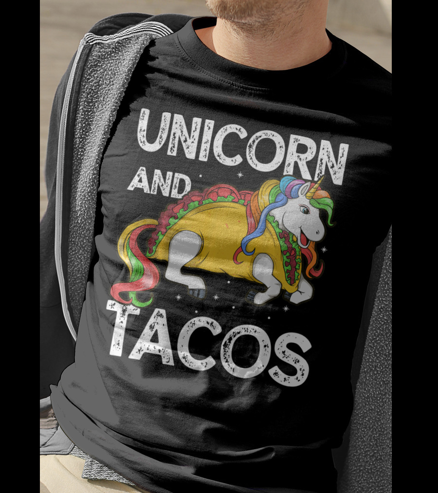 Unicorn And Tacos Rainbow Taco Squad T-Shirt