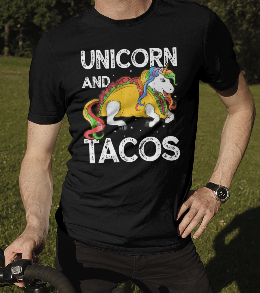 Unicorn And Tacos Rainbow Taco Squad T-Shirt