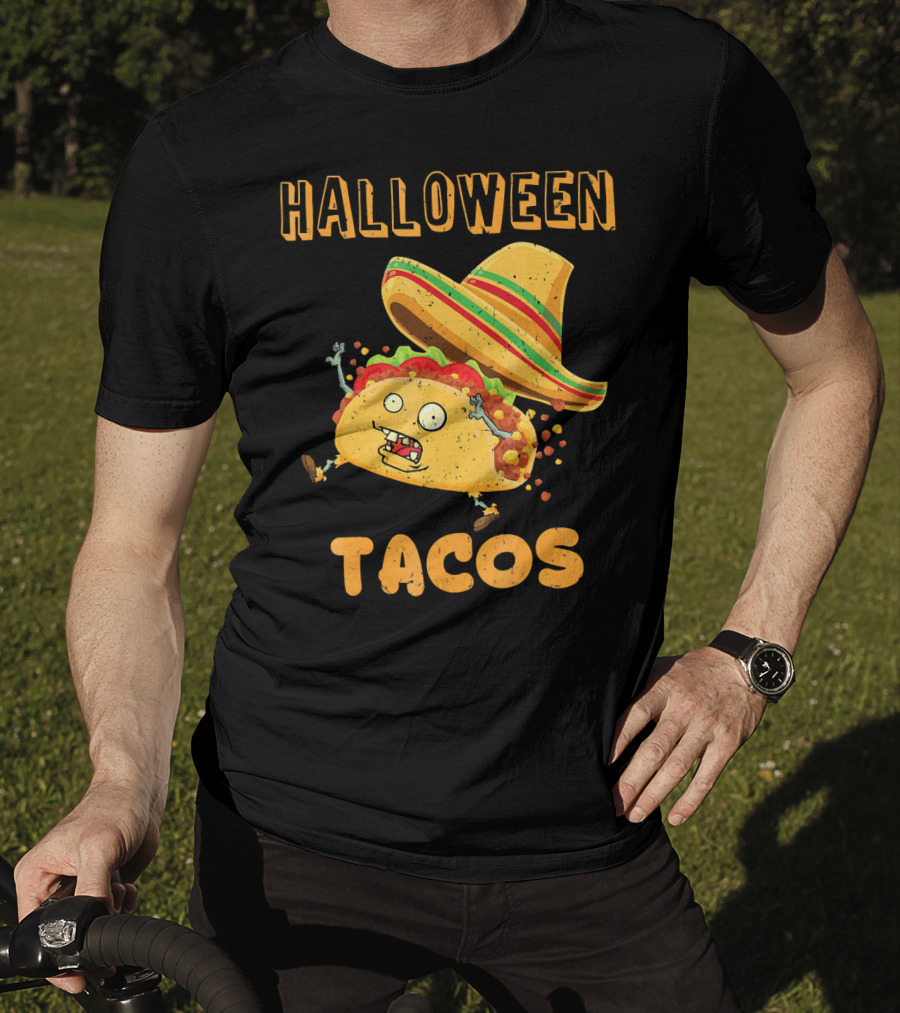 Halloween Tacos Zombie Costume T-Shirt
