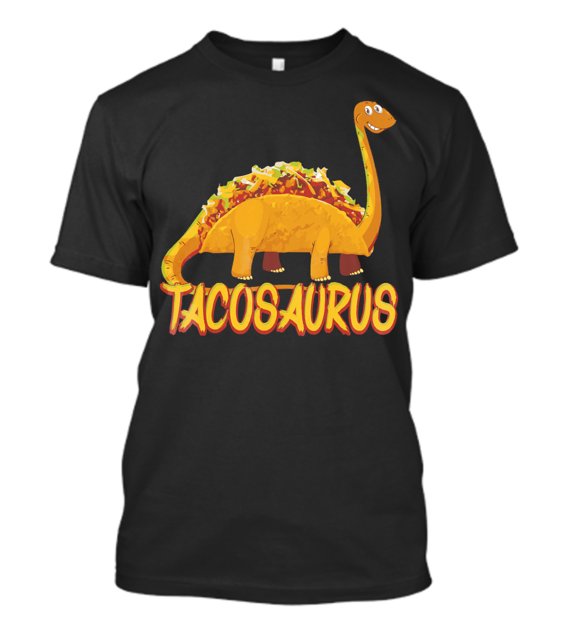 Taco Saurus Funny Mexican Food Dinosaur Taco T-Shirt