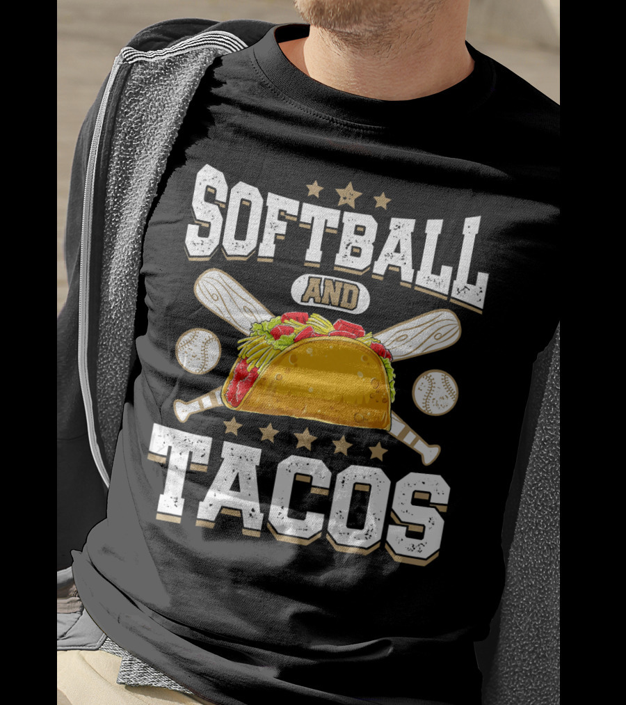 Softball And Tacos Girls Home Run Fiesta T-Shirt