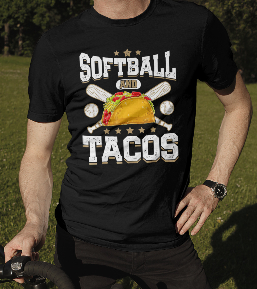 Softball And Tacos Girls Home Run Fiesta T-Shirt