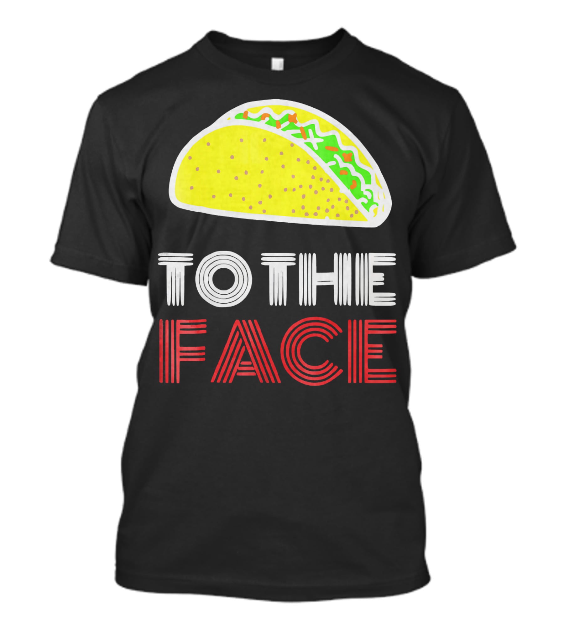 Vintage Taco To The Face Tuesday T-Shirt