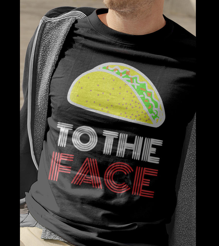 Vintage Taco To The Face Tuesday T-Shirt