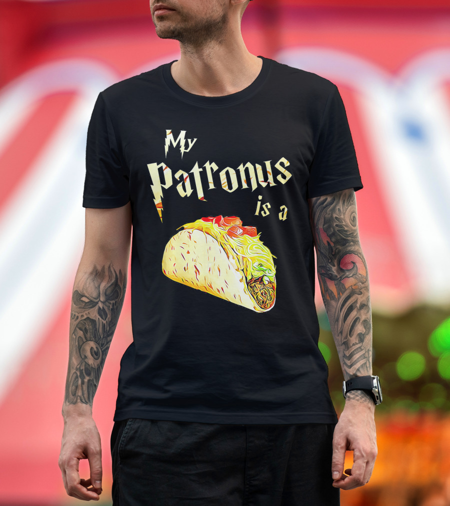 My Patronus is a Taco Wizard Warlock Foo T-Shirt